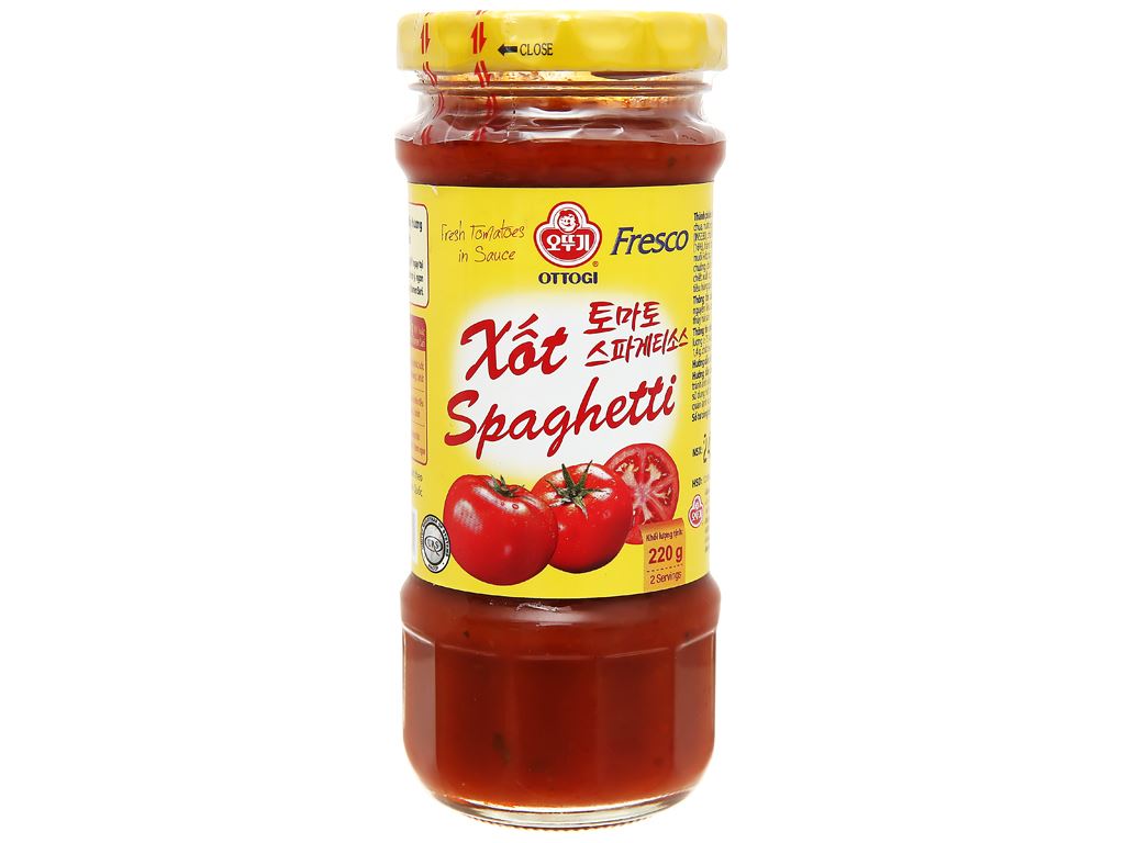 SỐT CÀ CHUA SPAGHETTI OTTOGI 220GRAM