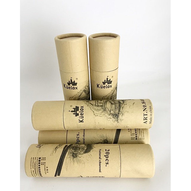 Than Cây,Than Củi Kuelox (20 thanh 4-5mm) No. 8406 /(20 thanh 5-7mm) No.8405