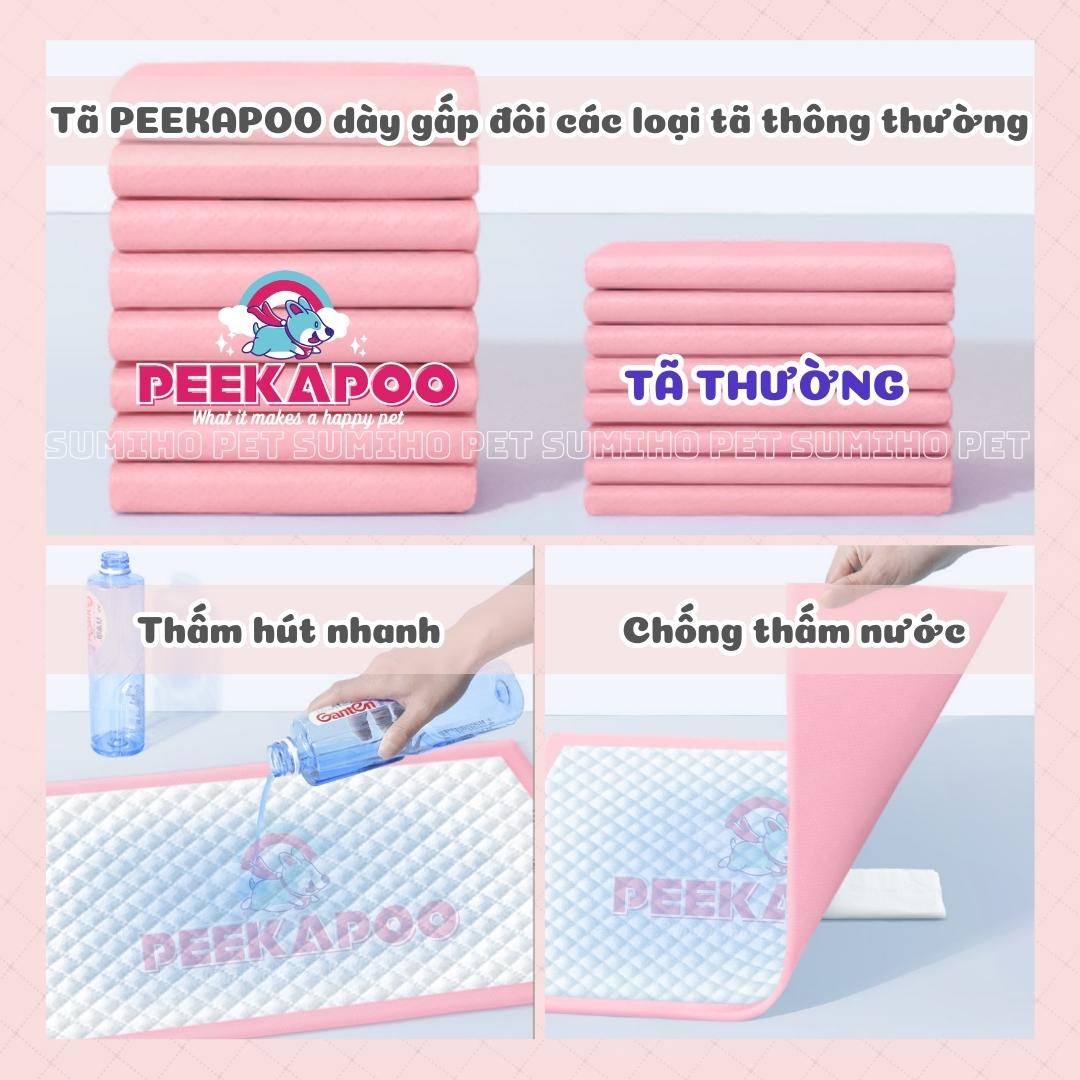 Tã lót cho chó Peekapoo (có mùi hương hỗ trợ khử mùi, ngừa khuẩn) hỗ trợ cún cưng đi vệ sinh đúng chỗ (tặng xúc xích)