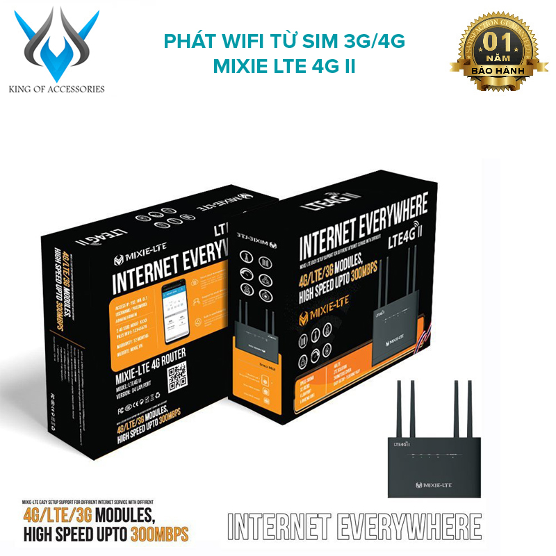 Miezlte4g II SIM WiFi hotspot upgrade ultra-long radio support 32 users simultaneously-12v direct power (black) 1986 accessories