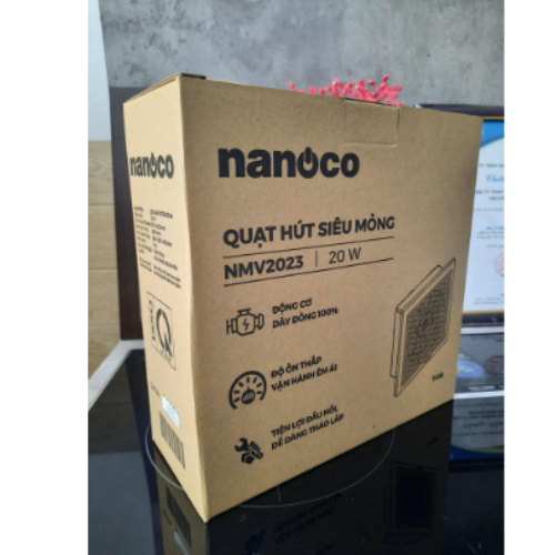 Quạt hút siêu mỏng Nanoco NMV2023