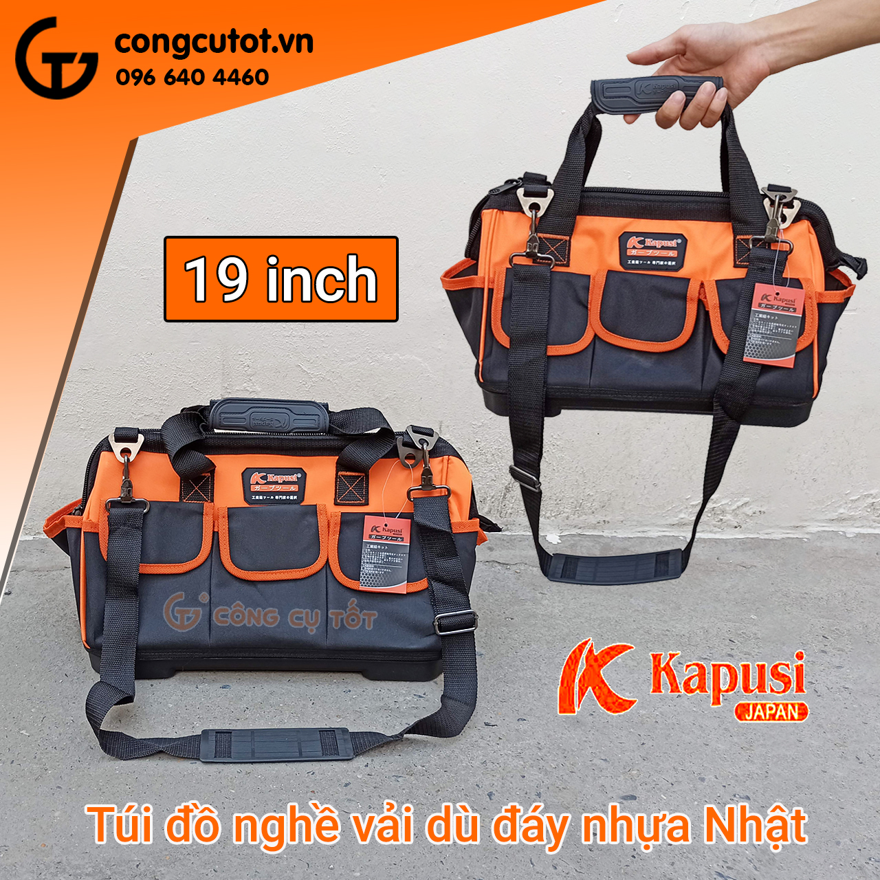 Túi đồ nghề KAPUSI 15, 17, 19inch