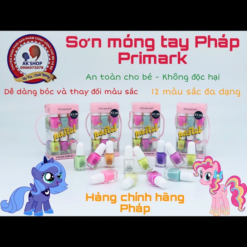Sơn Móng Tay Bé Gái Hàng  Pháp