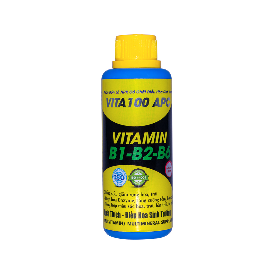 1 Thùng ( 50 chai * 100ml ) phân bón lá VITAMIN B1-B2-B6