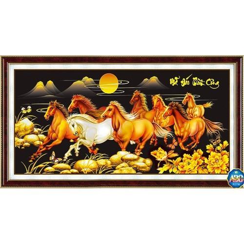 [HCM]Tranh Đính Đá Mã Đáo Thành Công Df223 KT 94 * 47cm
