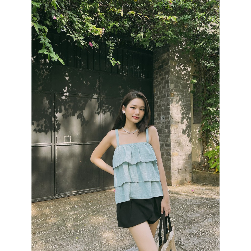 YU CHERRY | Áo nữ  Linen Layer Cami Top YA367