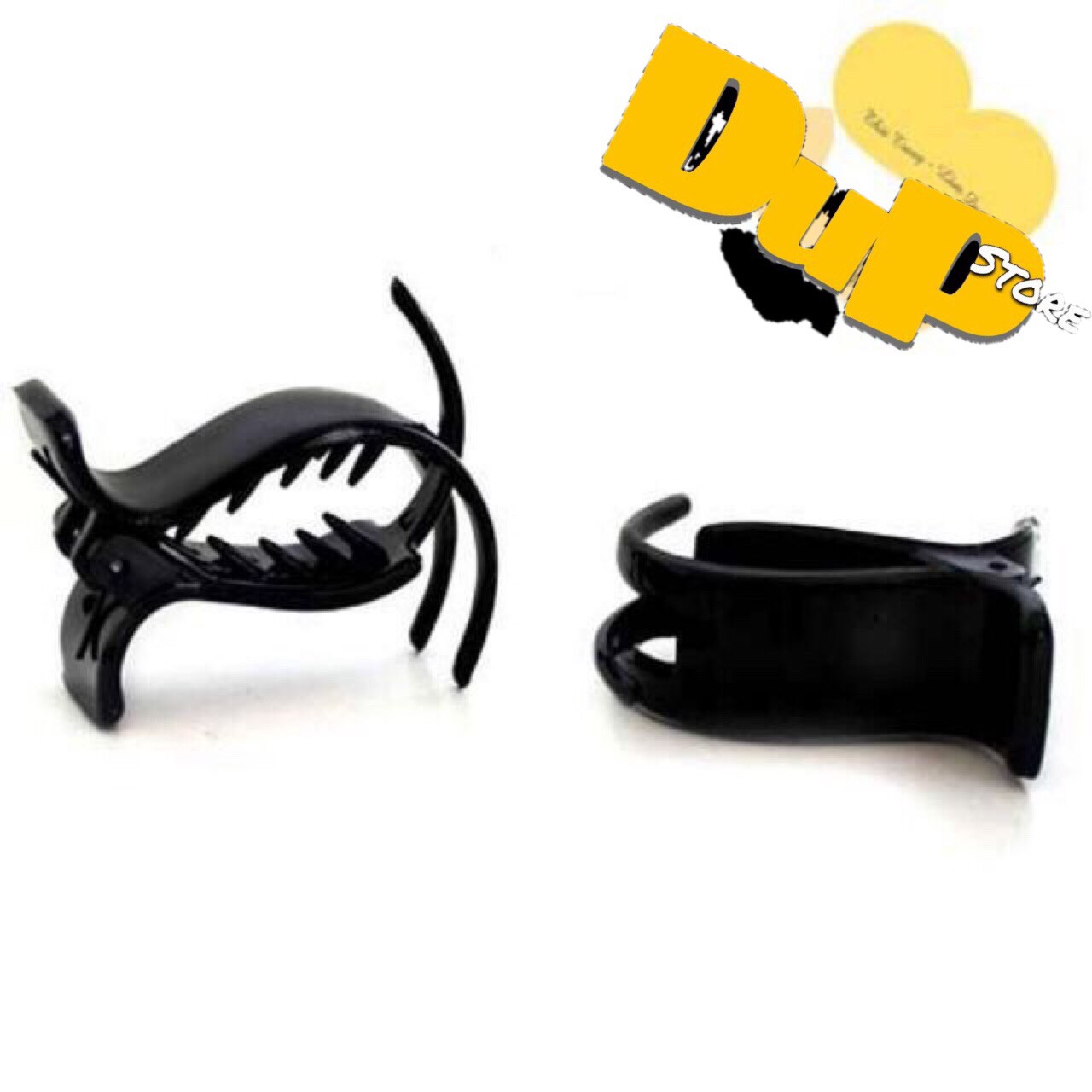 Set 2 kẹp cua 3 răng đen nhám