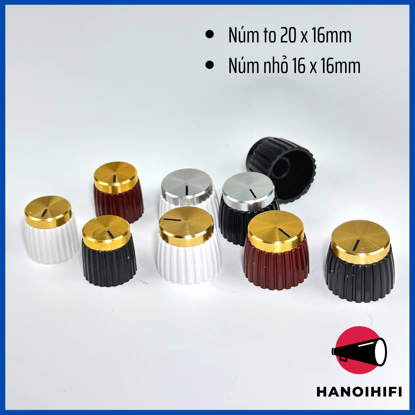 Núm vặn marshall vàng,bạc,đen,trắng, núm vặn triết áp, núm volume cao cấp