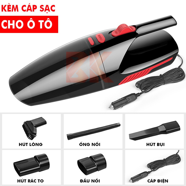 Máy hút bụi cầm tay Máy hút bụi mini PIN SẠC KO DÂY cổng sạc USB tiện dụng [bảo hành 1 năm]