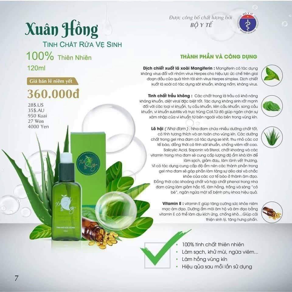 [HCM]Xuân Hồng - Dung dịch vệ sinh