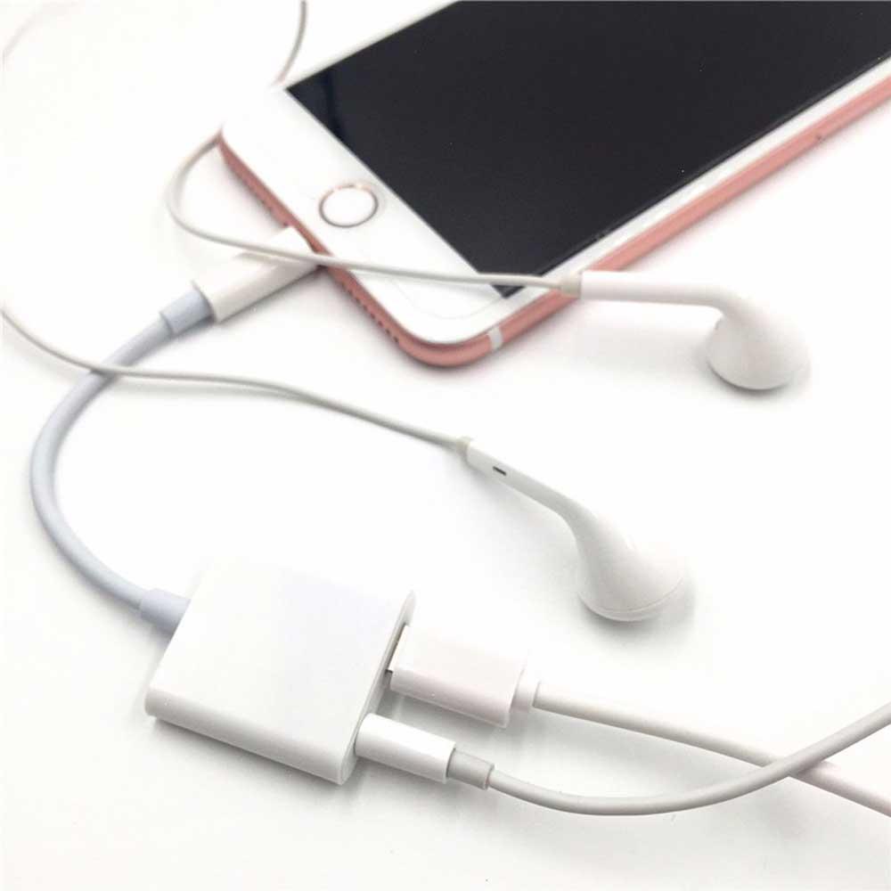[HCM]Đầu chuyển Adapter lightning qua lightning và jack audio 3.5mm