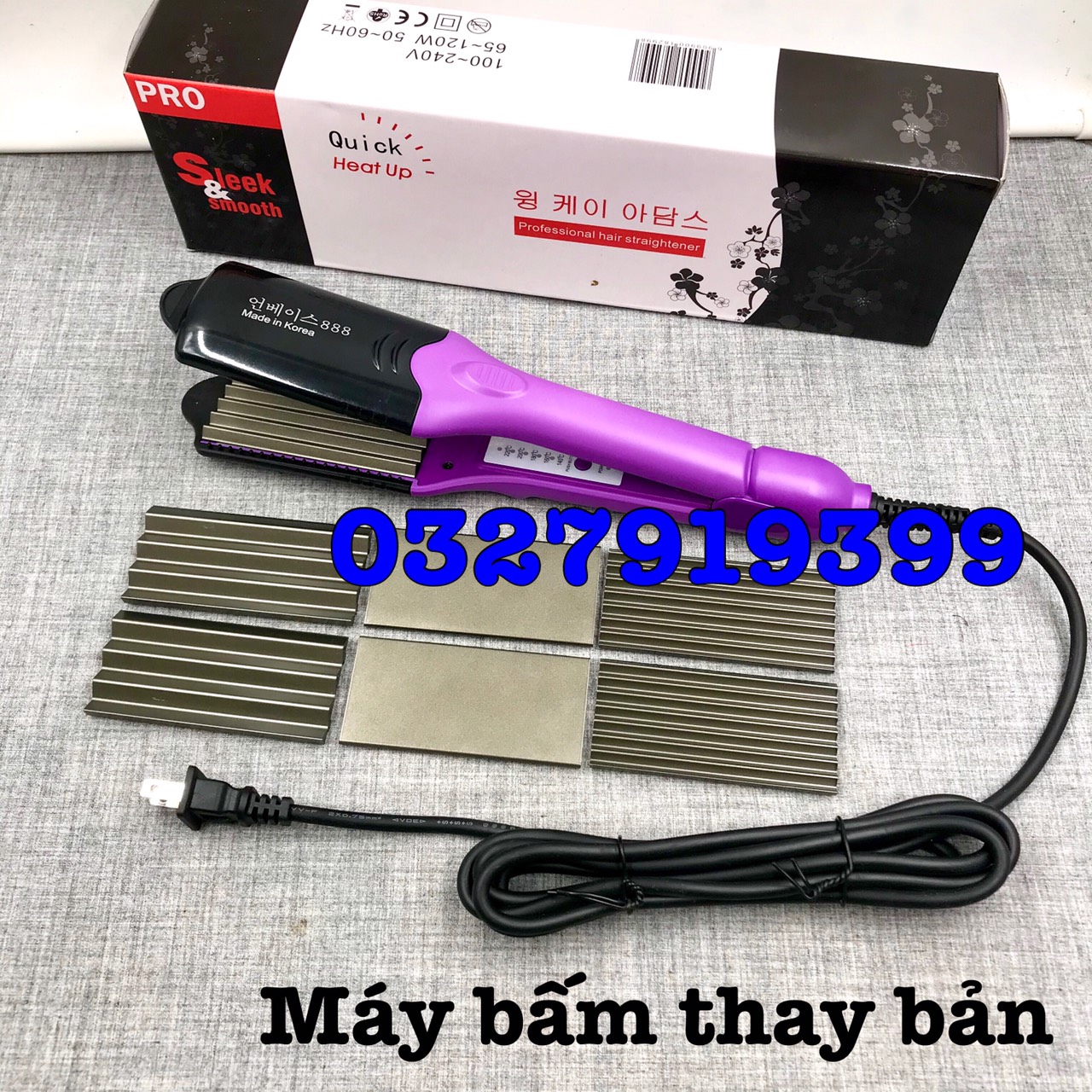 ✅tặng kẹp✅ Máy bấm tóc thay bản Hàn Quốc cao cấp 888