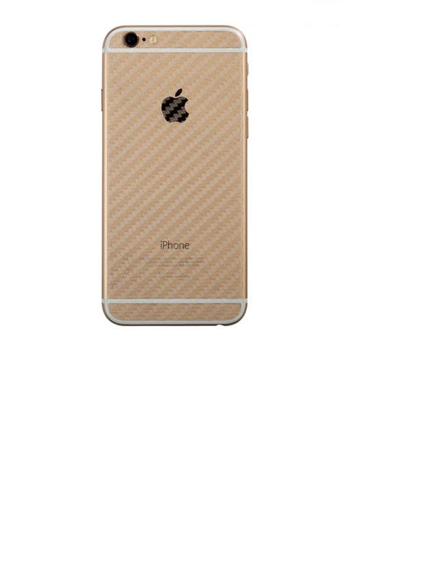 Combo 3 tấm dán lưng mặt sau vân carbon 3D trong suốt cho điện thoại iPhone 6 Plus , 6S Plus