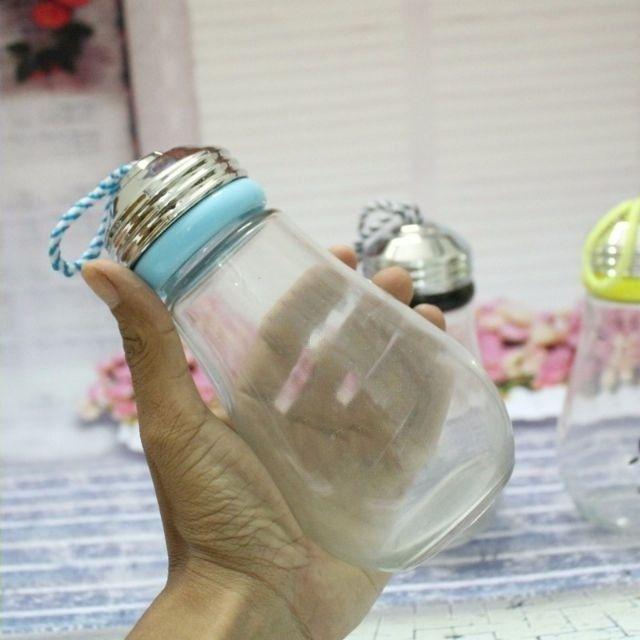 [HCM]Bình thủy tinh hình bóng đèn 450ml DH7755