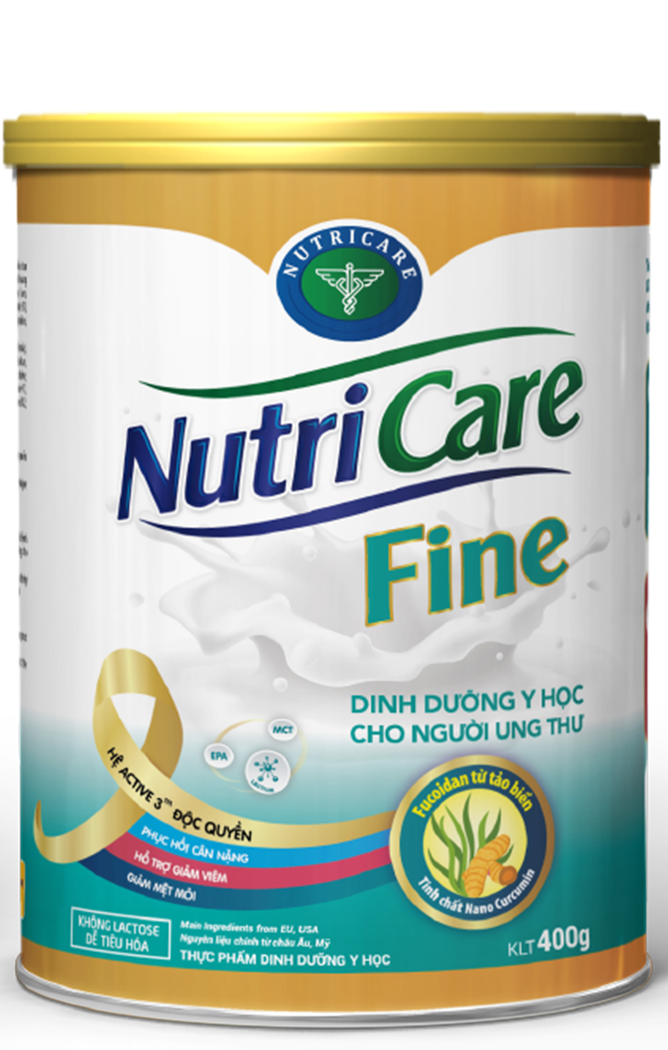 Sữa bột Nutricare Fine - dinh dưỡng y học cho người ung thư 400g