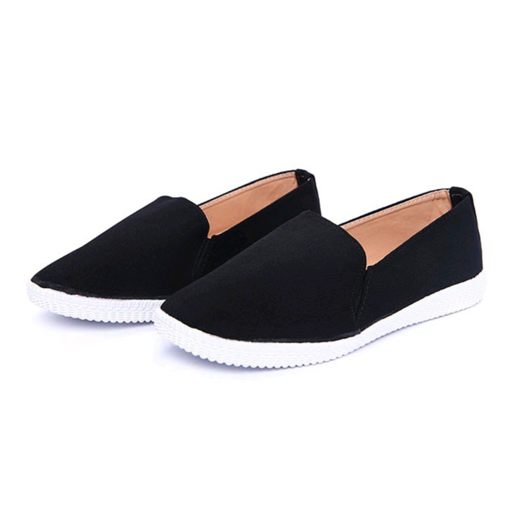 Giày Lười Slip On Đen Khải Nam( ảnh Thật )_[Giá gốc tận xưởng]