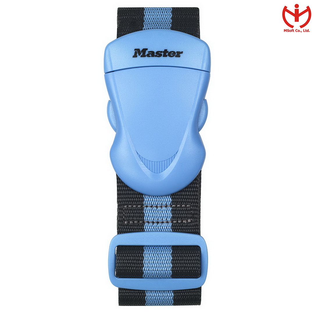 Dây đai ràng vali Master Lock 4700 EURD BLU màu xanh dương - MSOFT