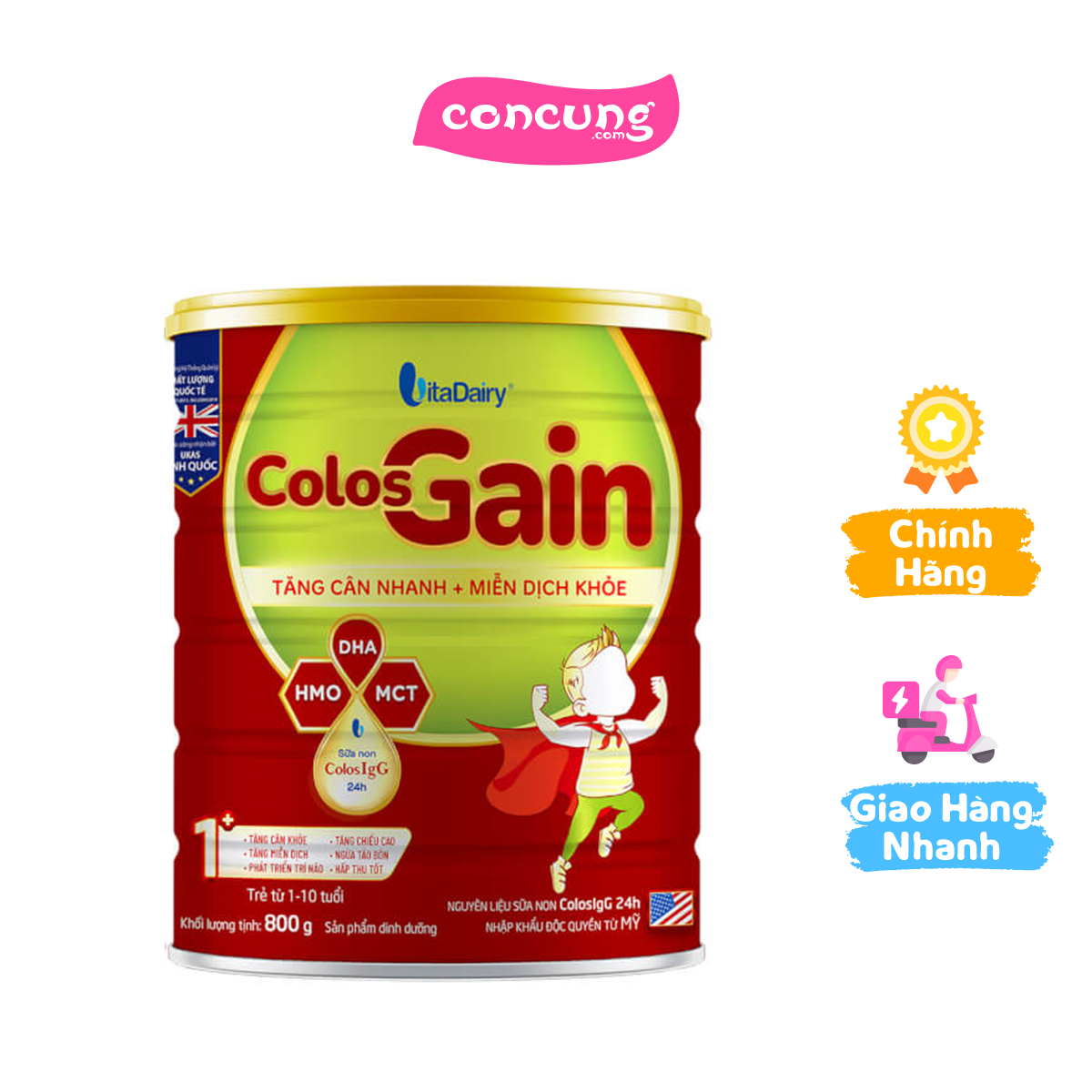 SPDD Colos Gain 800g - S