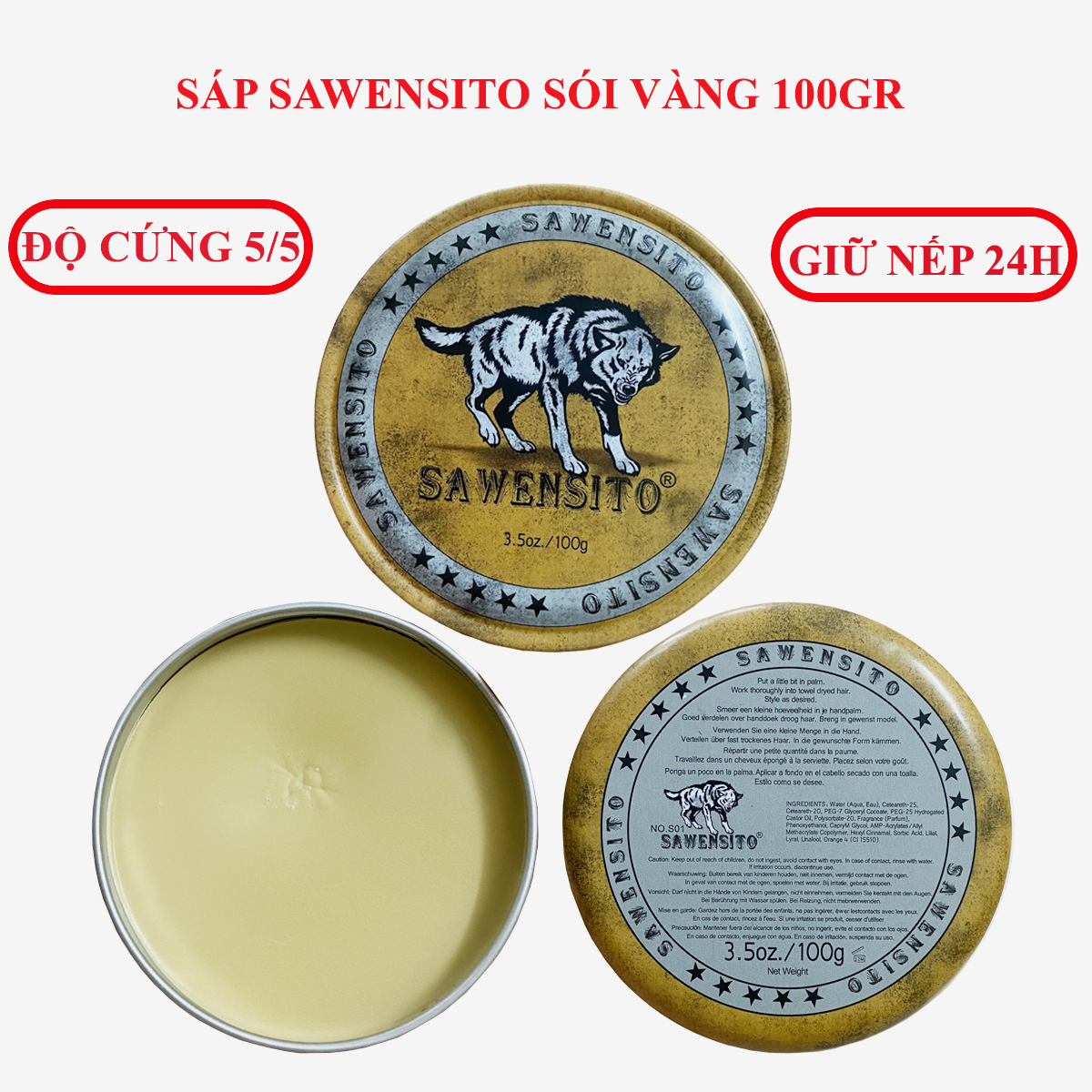 SÁP VUỐT TÓC SUAVECITO POMADE