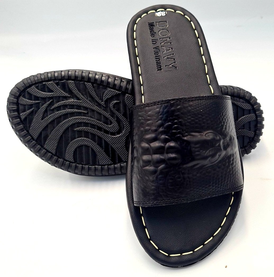 DÉP NAM CAO CẤP DA BÒ 100%  - SHOP KINSON