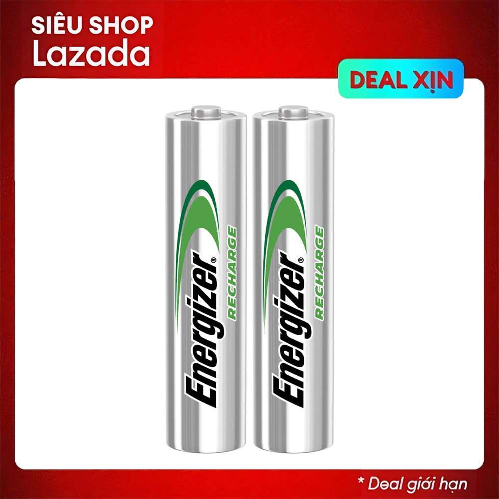 Bộ 2 Pin sạc AAA Energizer Recharge 700mAh 1.2V tương thích mọi thiết bị