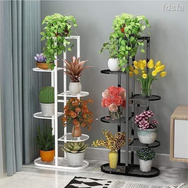 Kệ hoa sắt nghệ thuật 7 tầng để chậu hoa cây cảnh mẫu mới