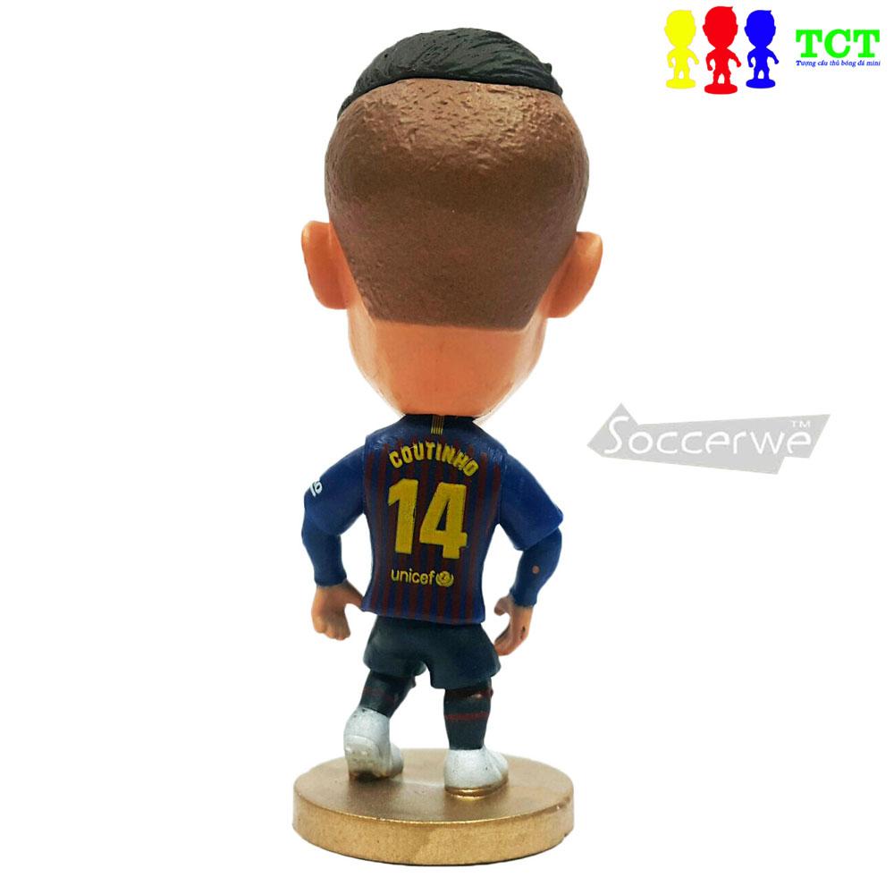 Tượng cầu thủ bóng đá Coutinho Clb Barcelona