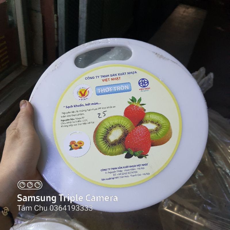 Thớt nhựa tròn Việt Nhật