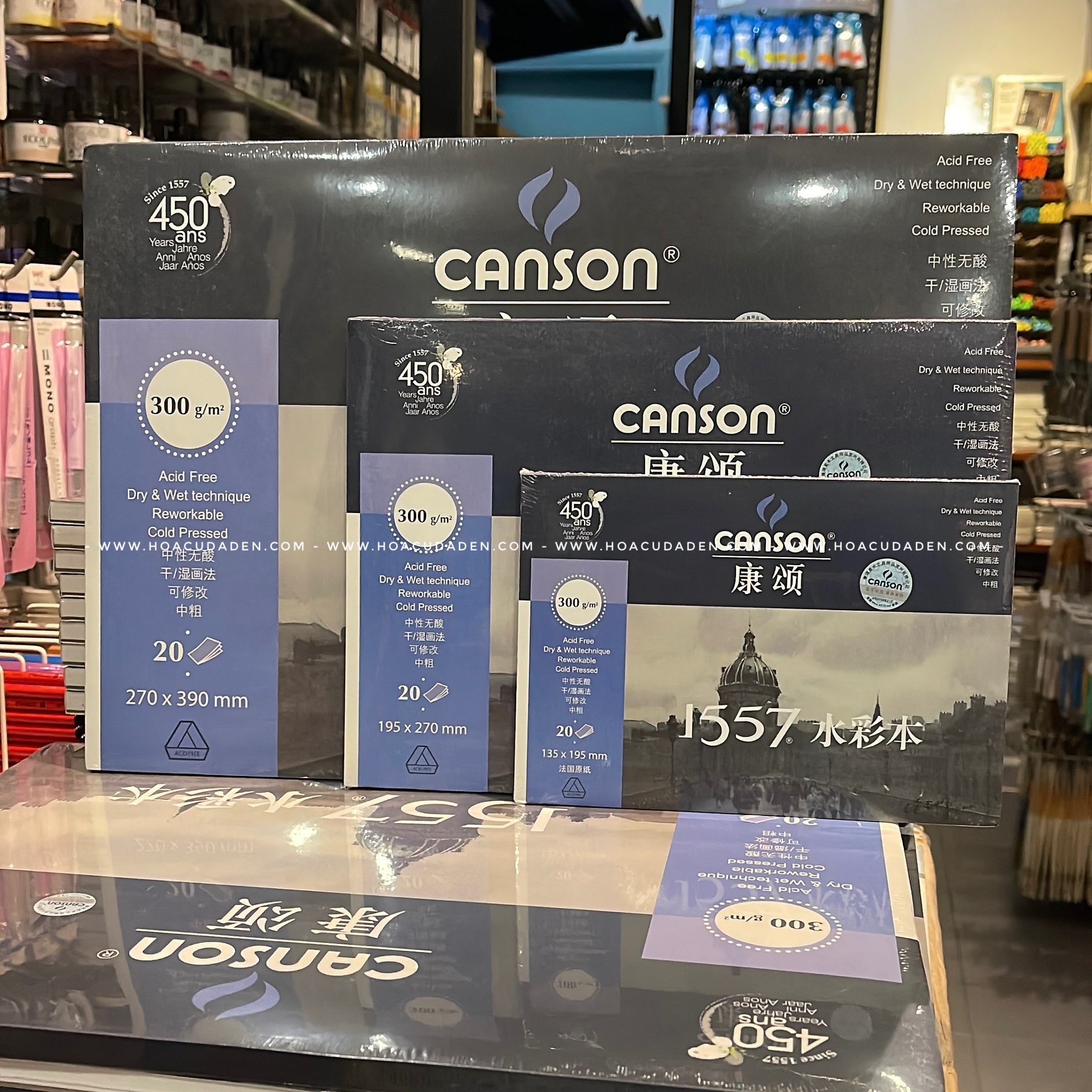 Sổ Vẽ Canson 1557 300gsm