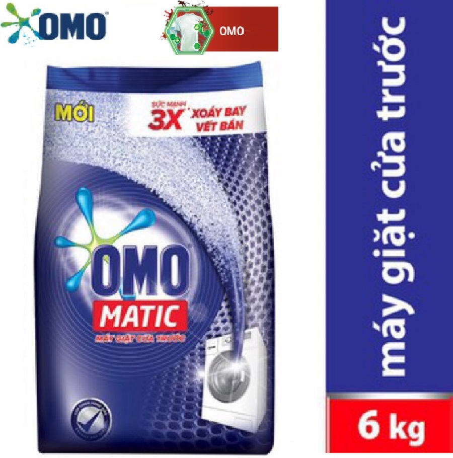[HCM]BỘT GIẶT OMO MATIC 5.7KG(cửa trước - Xanh)