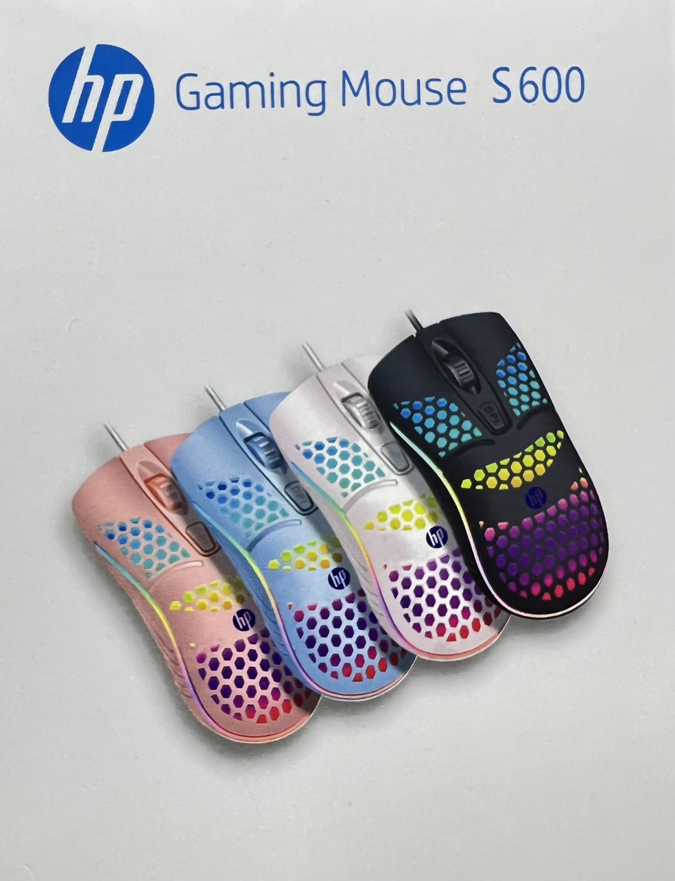 (Mới) Chuột Gaming Có LED Đẹp Mouse Hp Gaming S600 Usb Led Màu