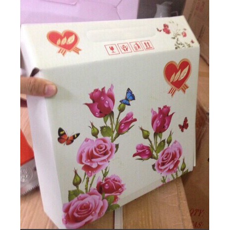 Bộ 3 thố sứ nắp hút chân không (loại có tai)