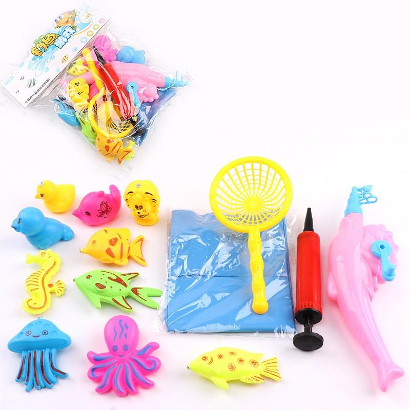 Bể bơi câu cá dành cho bé, đồ chơi bể bơi mini câu cá cho bé