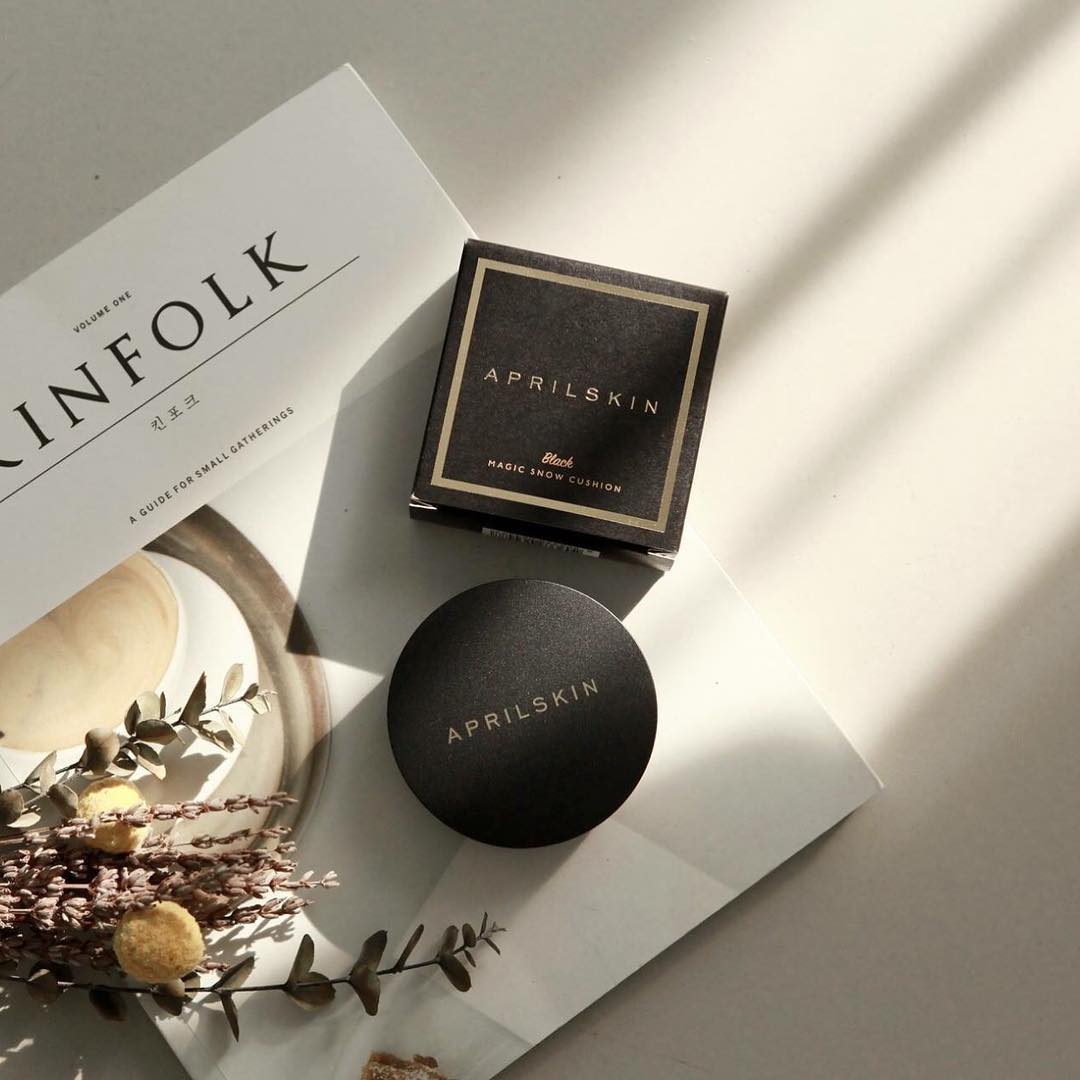 [HCM]Phấn Nước April Skin Black Magic Snow Cushion