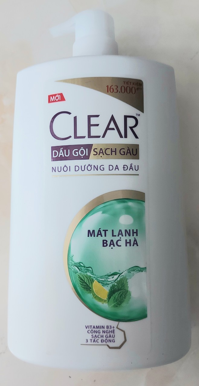 [HCM]Dầu gội Clear Mát lạnh Bạc Hà 1.4kg size lớn