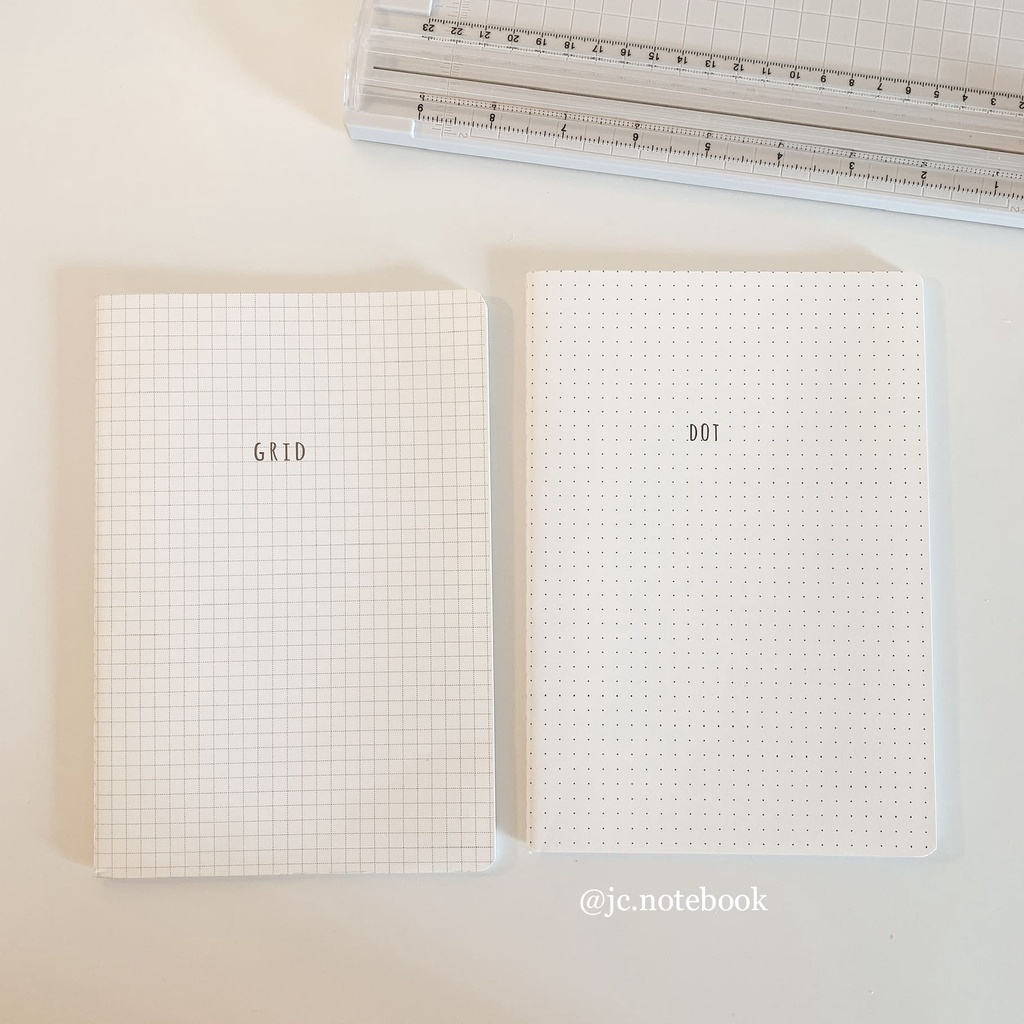 Sổ Dot Grid Chấm Bi / Ô Vuông size A5 / B5 - Sổ Làm Bullet Journal