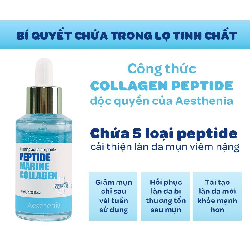 Tinh chất tươi dưỡng da Aesthenia Peptide Ampoule 35ml
