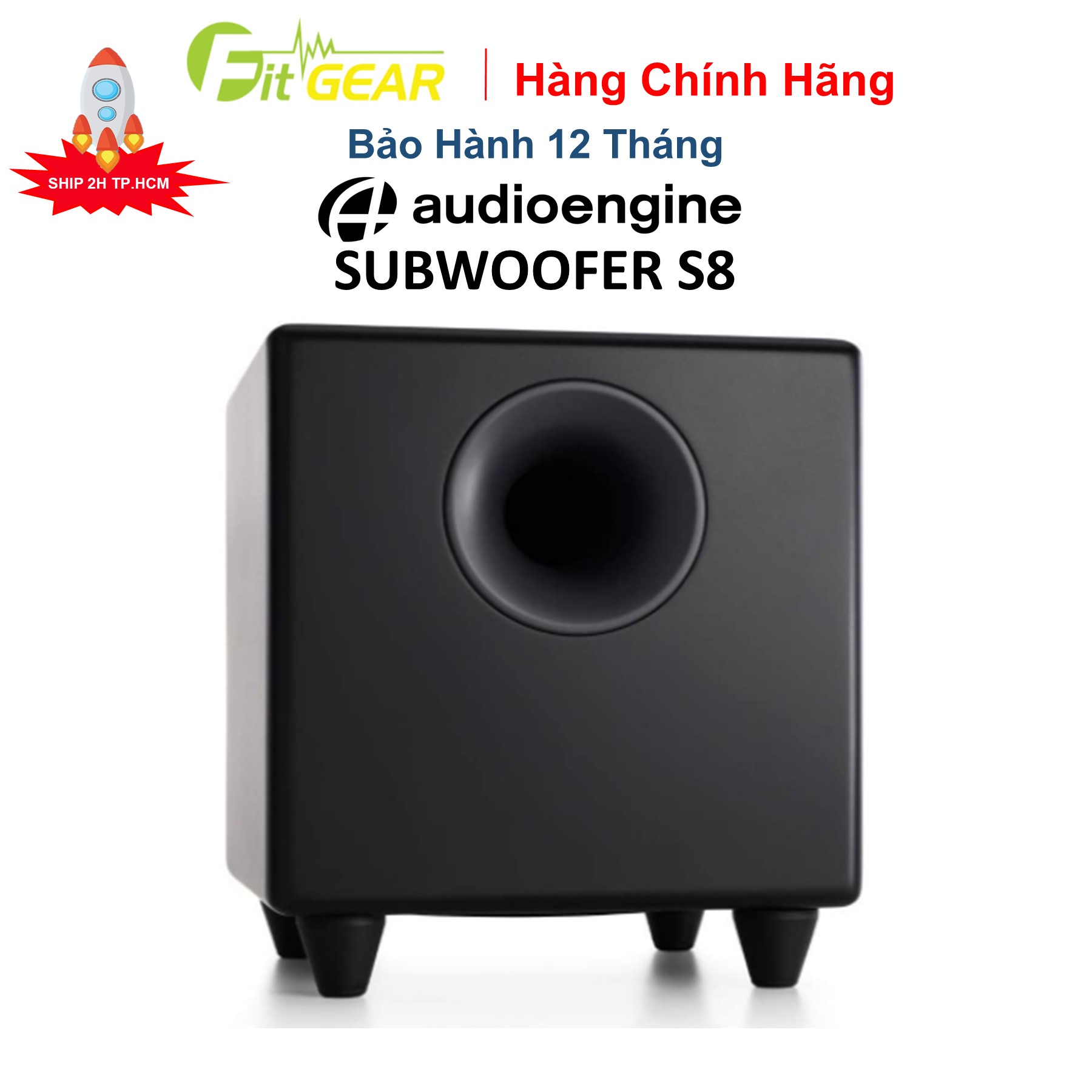 [Trả góp 0%]Loa Subwoofer Audioengine S8