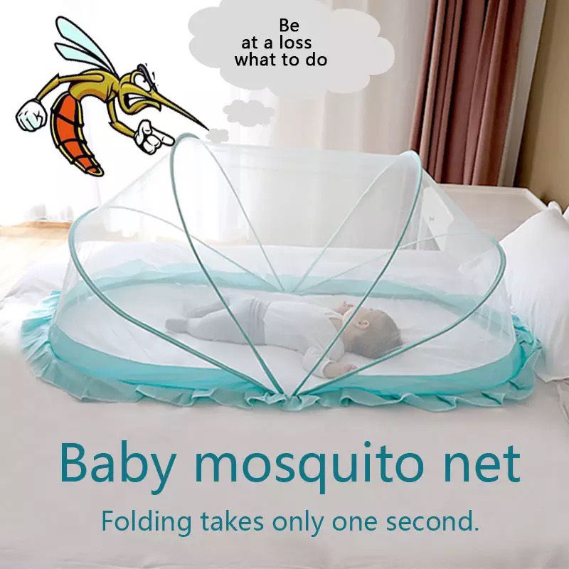 Mùng chụp chống muỗi cao cấp cho bé