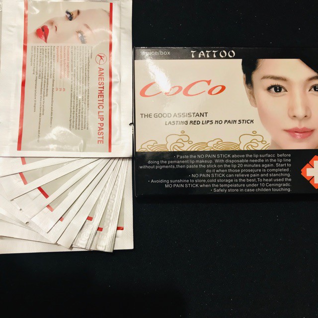 [HCM]Tê dán môi Coco / tê cô gái hộp 10 miếng