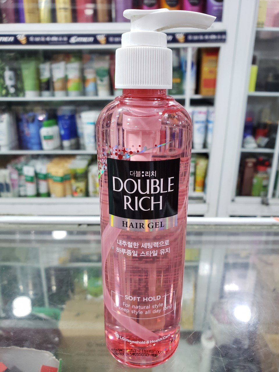 Gel giữ nếp dưỡng tóc Double Rich Soft Hold 250ml