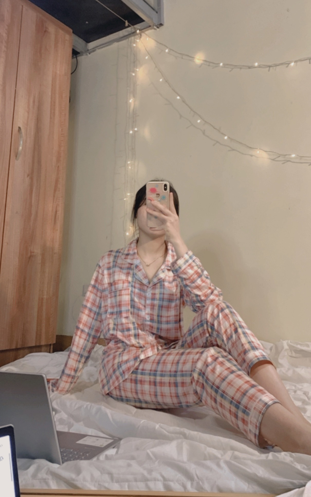 Bộ ngủ dài tay kẻ sọc