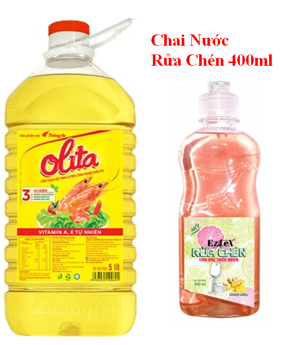 Dầu ăn thực vật Olita - Chai 5L