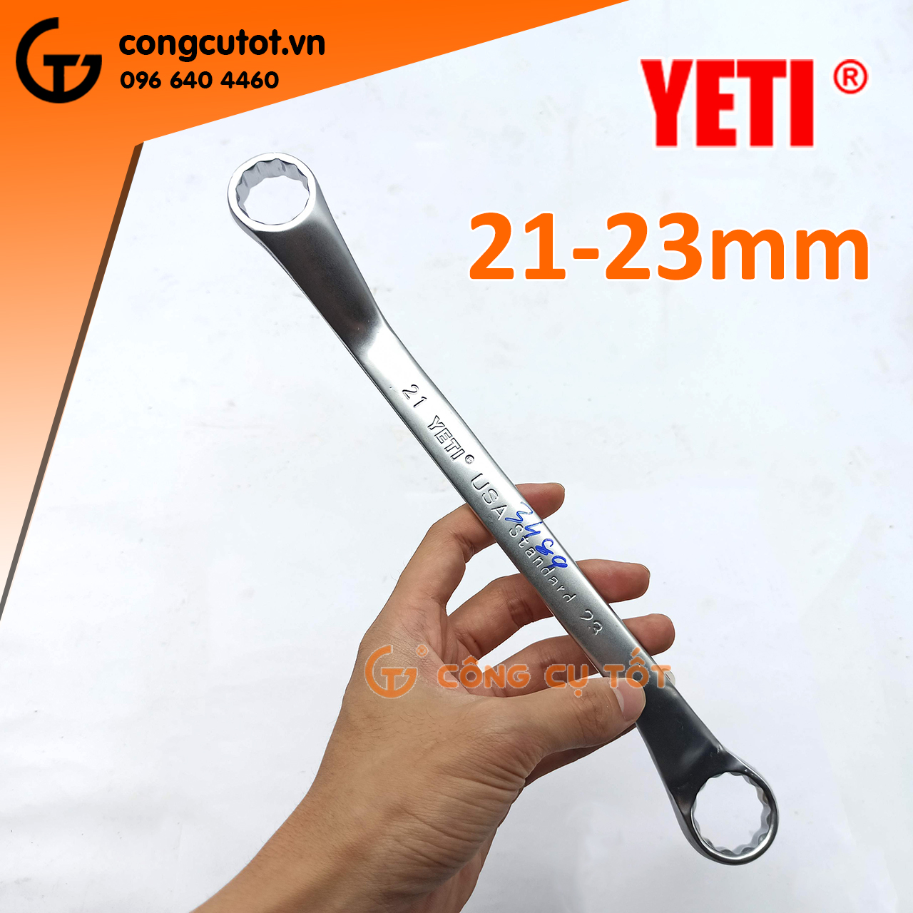 Cờ lê 2 vòng miệng tròn Ye.ti size tùy chọn