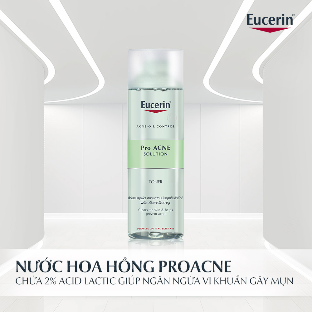 Nước hoa hồng Eucerin Pro ACNE Solution Toner 200ml [Nhập Khẩu Chính Hãng]