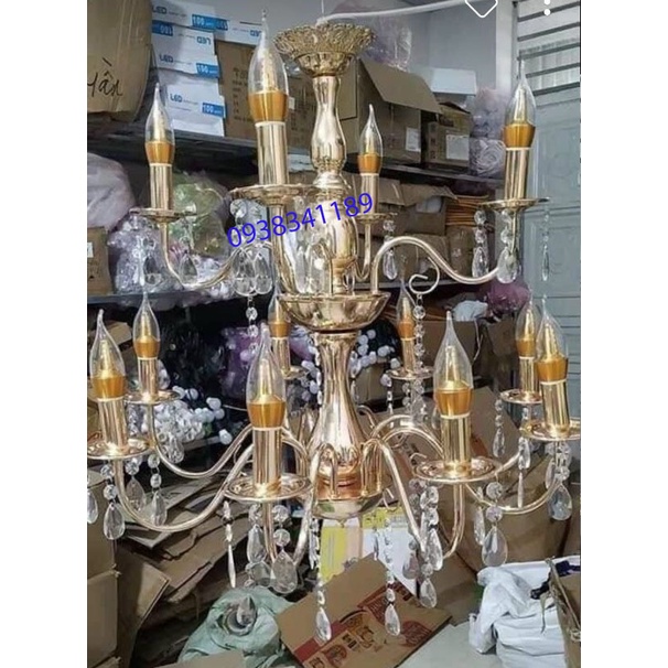 [RẺ-CHẤT LƯỢNG]Đèn Chùm Treo Trần Pha Lê Cao Cấp
