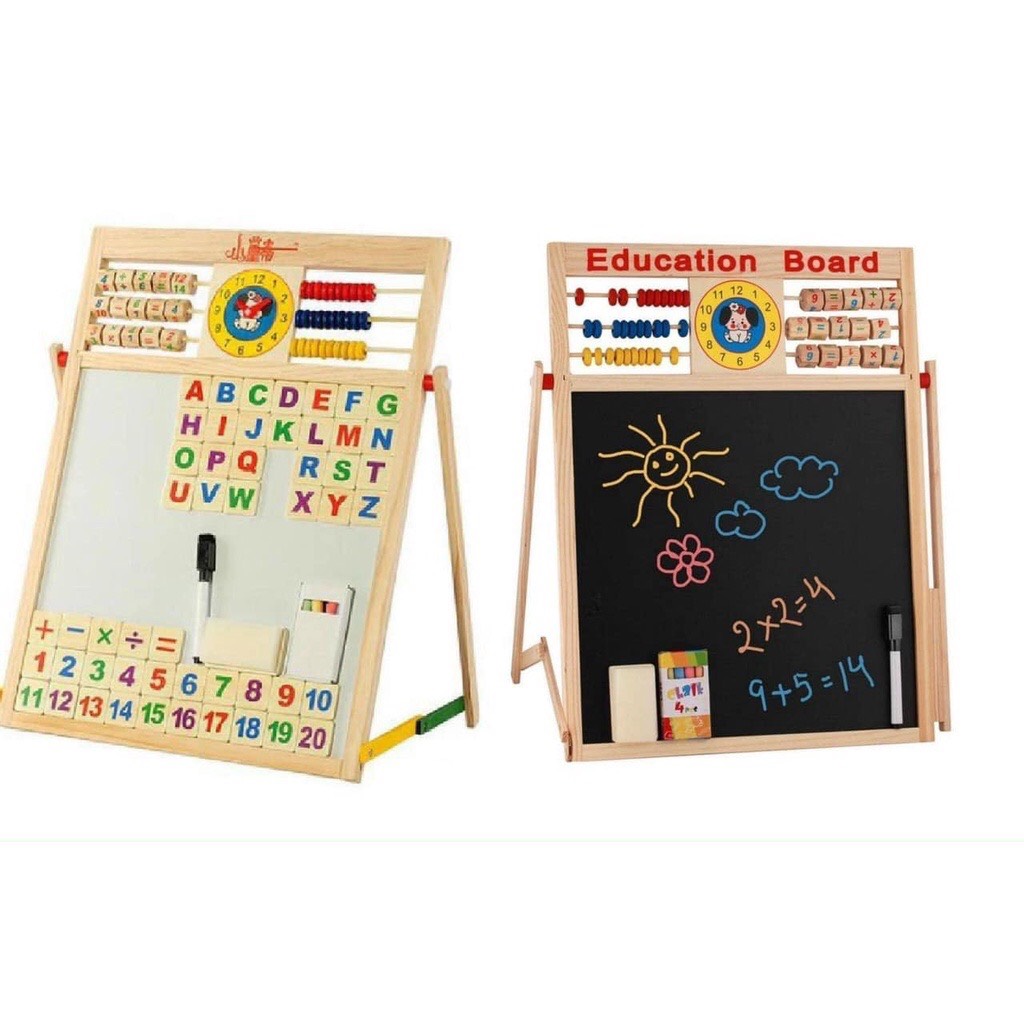 Bảng Edu chữ và số nam châm 2 mặt