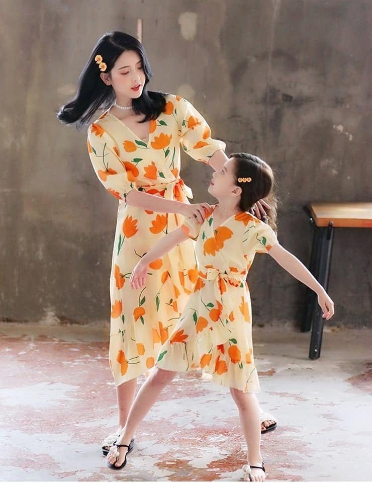 set đầm mẹ bé siêu xinh