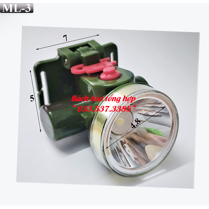 Đèn pin, pin đội đầu, đèn pin đội đầu ML 3 mini