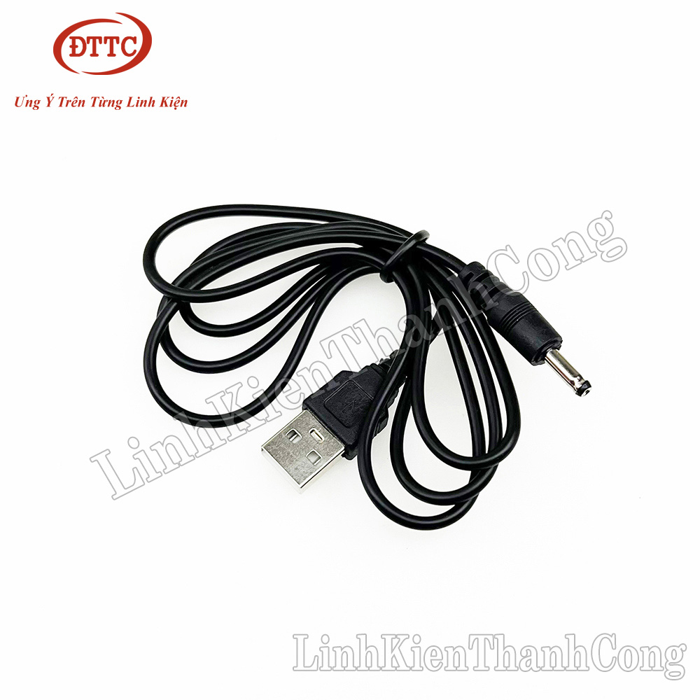 Cáp chuyển đổi 5v usb ra 5v, 9v, 12v nhiều kiểu chân